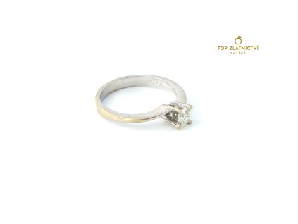 Zlatý prsten s diamantem 2.76g
