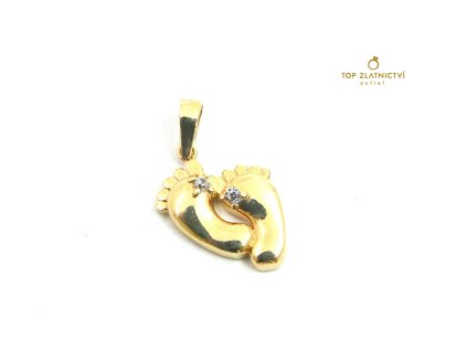 104845 zlaty privesek 1 50g