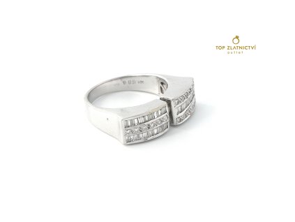 Zlatý prsten s diamanty 7.94g