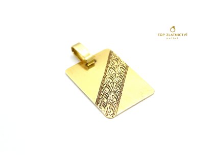 106483 zlaty privesek 3 95g