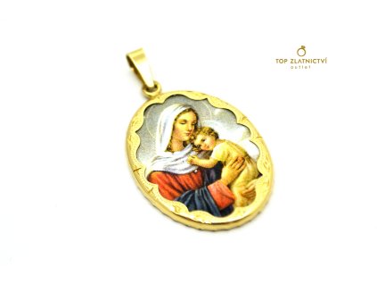 108538 zlaty privesek 4 65g