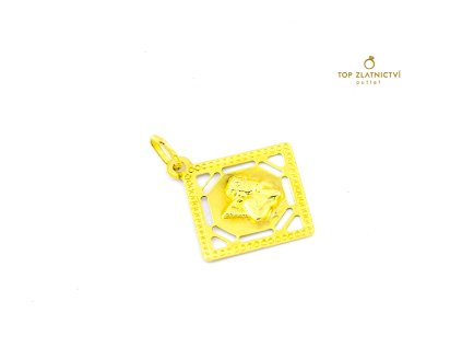 108631 zlaty privesek 1 06g