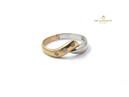 109822 zlaty prsten 2 39g