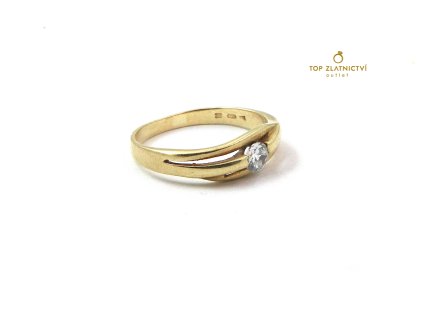109849 zlaty prsten 2 58g