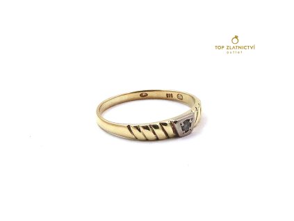 110182 zlaty prsten 1 63g