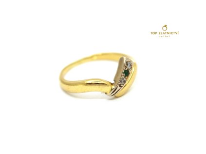 112174 zlaty prsten 2 73g