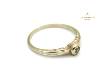 112531 zlaty prsten 2 24g