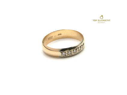 112546 zlaty prsten s diamanty 3 30g