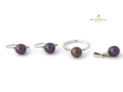 113605 8 zlaty set s perlami a diamanty 6 92g