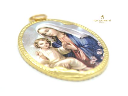 113698 zlaty privesek 9 75g