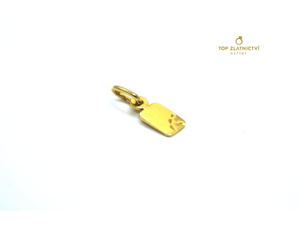 Zlatý přívěsek 0.35g