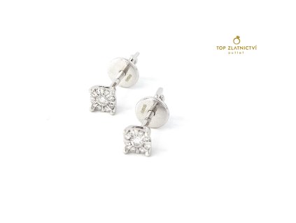114274 zlate nausnice s diamanty 2 12g
