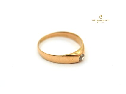 114946 zlaty prsten s diamantem 2 26g