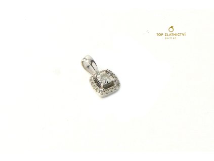 115324 zlaty privesek s diamanty 0 66g