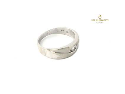 115936 zlaty prsten s diamanty 1 89g