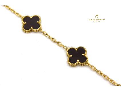 Zlatý náramek 11.92g - Van Cleef