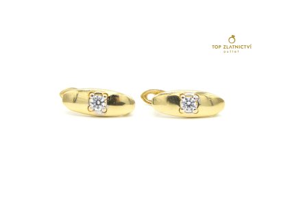 Zlaté náušnice 1.72g