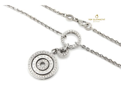 Zlatý náhrdelník s diamanty 35.44g