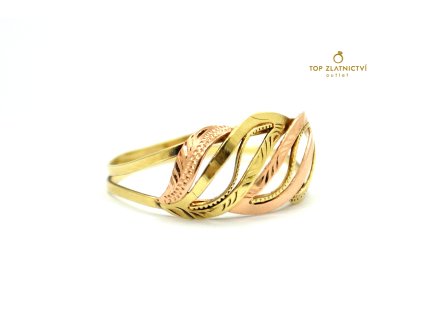 Zlatý prsten 2.16g - zlomkové zlato