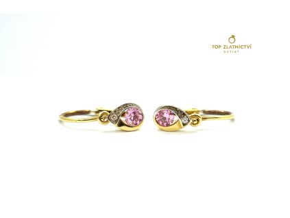 Zlaté náušnice 0.85g - (DĚTSKÉ)