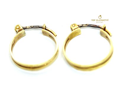Zlaté náušnice 1.09g