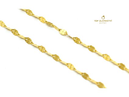Zlatý řetízek 1.34g