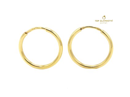 Zlaté náušnice 1.15g