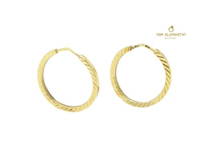 Zlaté náušnice 1.20g