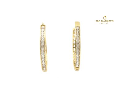 Zlaté náušnice 3.82g