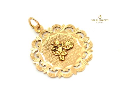 Zlatý přívěsek 3.06g