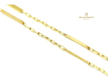 Zlatý řetízek 4.80g