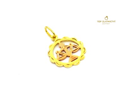 Zlatý přívěsek 0.57g - Váhy