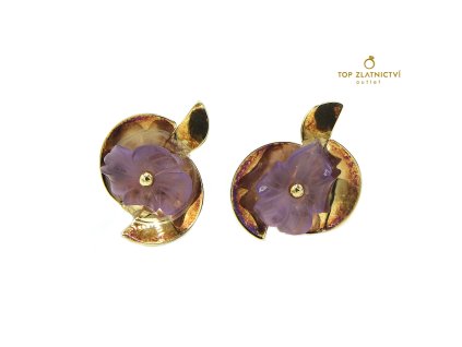 Zlaté náušnice 4.36g