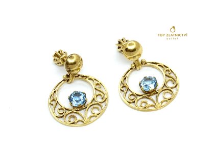 Zlaté náušnice 4.41g