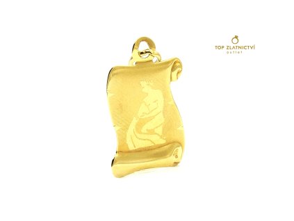 Zlatý přívěsek 0.53g - vodnář
