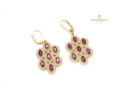 Zlaté náušnice 7.93g