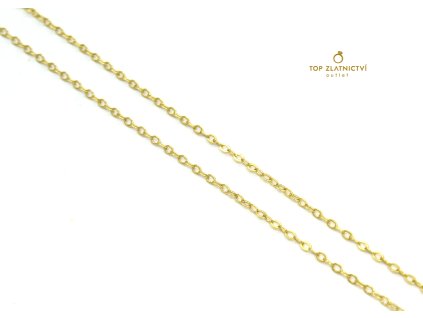 Zlatý řetízek 1.22g