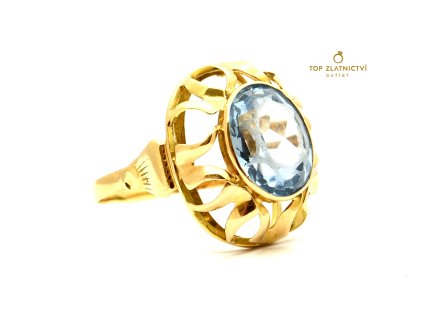 Zlatý prsten 3.86g - zlomkové zlato