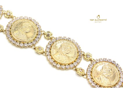 Zlatý náramek 19.14g