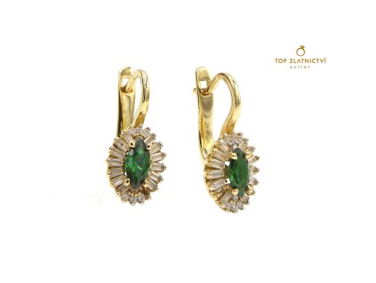 Zlaté náušnice 3.95g - zlomkové zlato