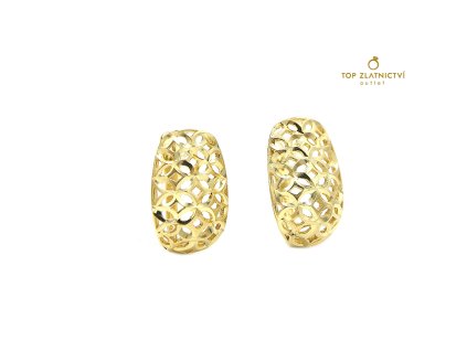 Zlaté náušnice 2.59g
