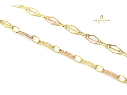 Zlatý řetízek 4.04g