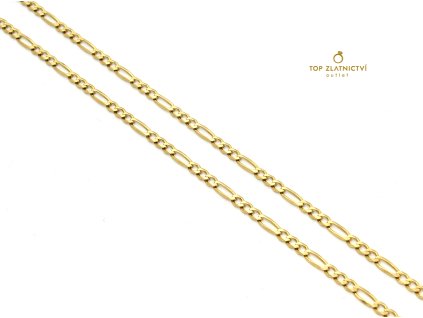 Zlatý řetízek 4.47g - zlomkové zlato