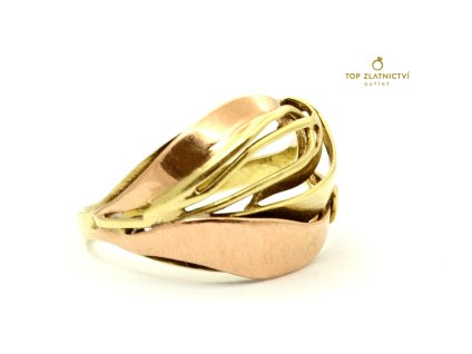 Zlatý prsten 3.33g - zlomkové zlato