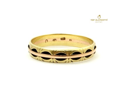 Zlatý prsten 2.61g - zlomkové zlato