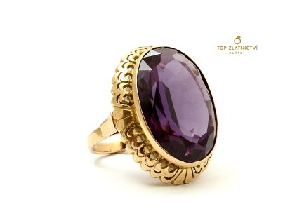 Zlatý prsten 14.22g - zlomkové zlato