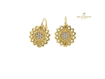 Zlaté náušnice 2.76g