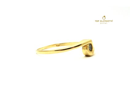 Zlatý prsten 1.63g - zlomkové zlato