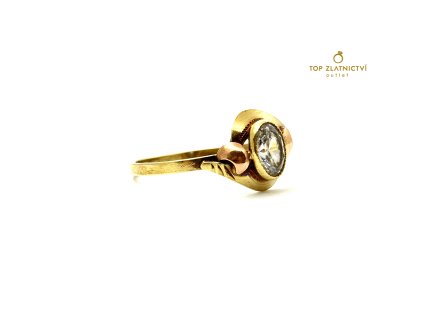 Zlatý prsten 1.56g - zlomkové zlato