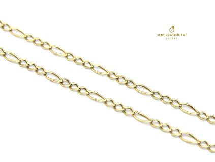 Zlatý řetízek 4.36g